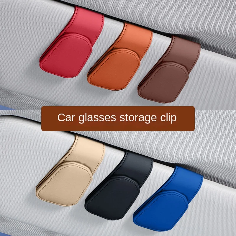 Sunglasses clip Car Glasses Storage Clip Visor Sunglasses Car Sunglasses Clip Ticket Holder Multifunctional