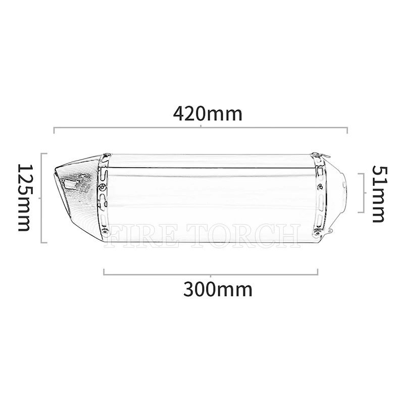 For Honda PCX125 PCX150 PCX125 150 2021 - 2022 Motorcycle Exhaust Tube Muffler Full System Front Link Pipe Escape Moto DB Killer - Image 6