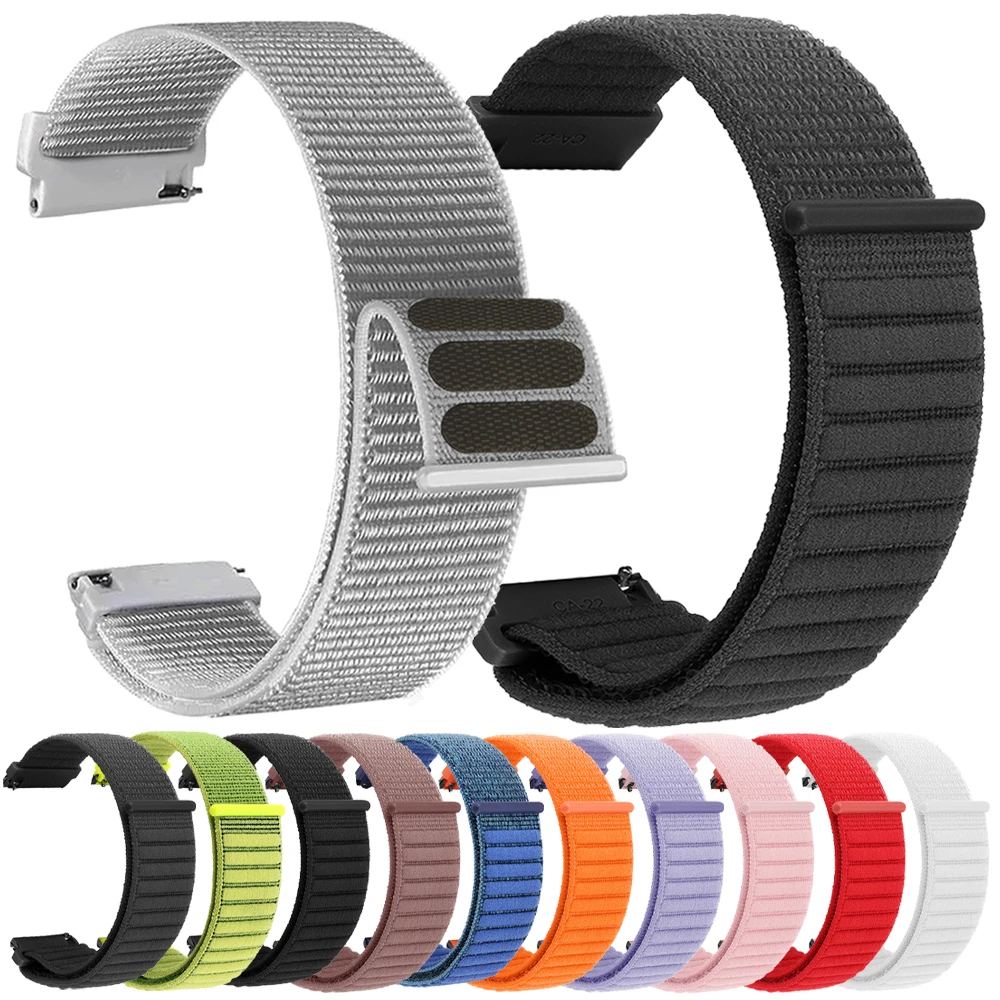 Nylon Sports Strap, Soft Wristband, 22/20mm