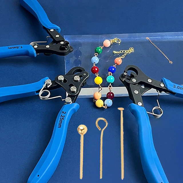 1.5/2.25/3 mm Wire Winding Pliers Kit for Earring DIY Making Tool High Quality Ring Pliers Set with Ball Pins for Jewelry Making