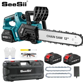 SEESII 12-Inch Brushless Electric Chainsaw 1