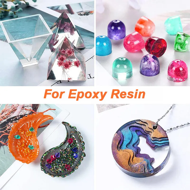 24 Color Epoxy UV Resin Pigment - Crystal Transparent Epoxy Resin Dye for  UV Resin Coloring, DIY Resin Art Jewelry Making - Concentrated UV Resin