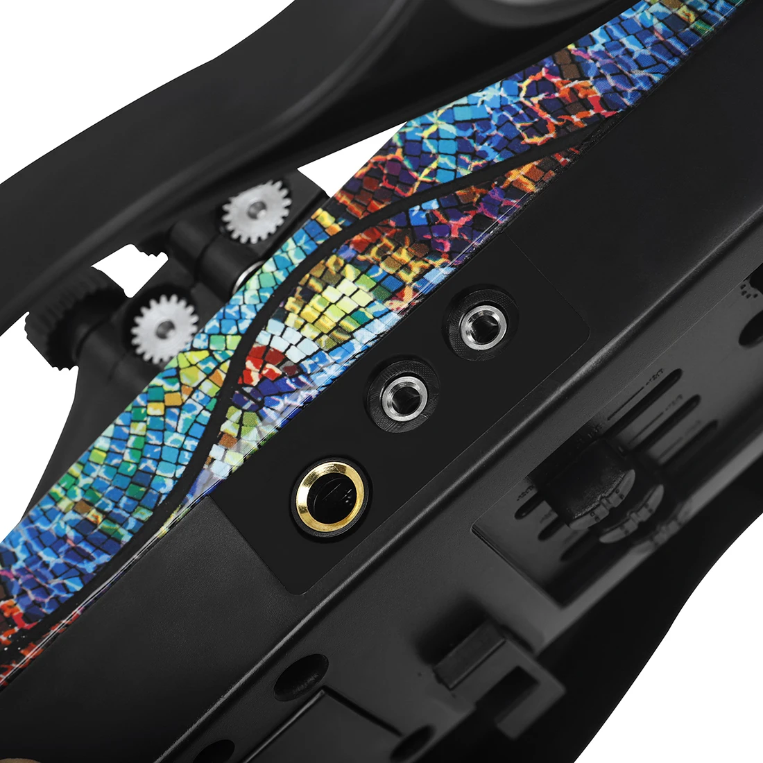 IRIN Colorful 4/4 Electro Acoustic Violin Intelligent Silent Electroacoustic Violin Earphones Connecting Fiddle Accessories