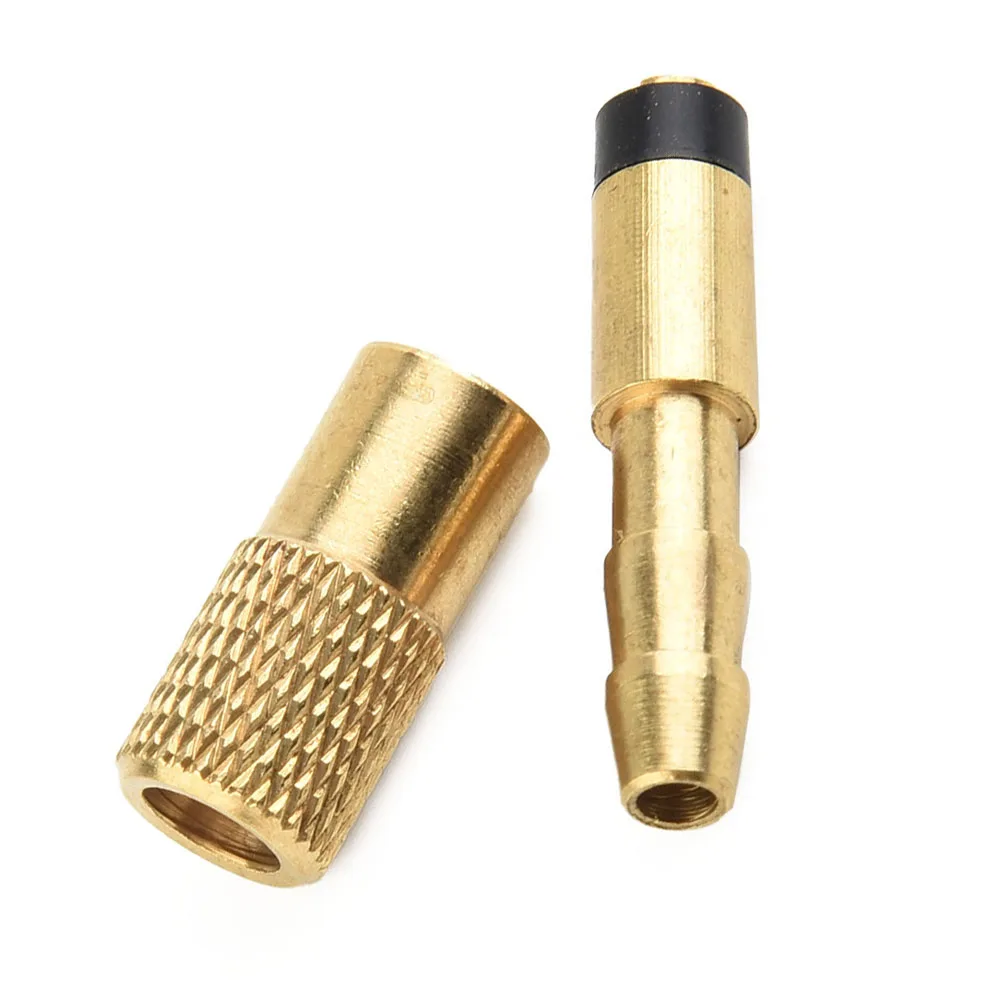 

1x 6mm Brass Hose Car/Truck/Airline Tyre Inflator Valve Connector Clip Port For Automotive/Garage/Industrial Air Line System Use
