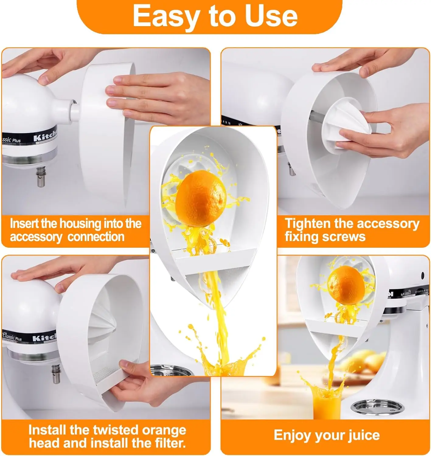 주방 보조 스탠드 믹서용 착즙기 부착물, 주방 보조 스탠드 믹서용 착즙기, 시트..