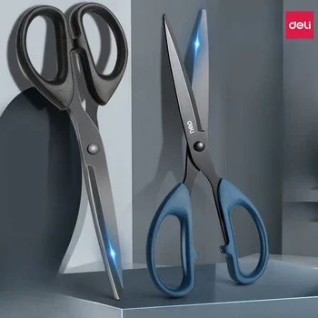 Black blade scissors M&G 160/180mm Rust Proof Sharp Student Paper Cuttings Tailor Household Office Stationery Supplies