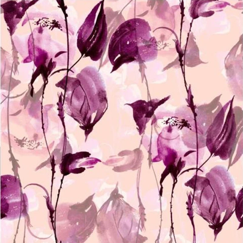 1 Meter x 1,4 Meter Blumenmuster-Viskosestoff, weiches Rayonmaterial für Kleider