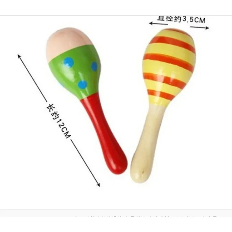 용 나무 공 장난감, 모래 망치 딸랑이 악기, 타악기, GYH, 1 개