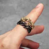 Thorn Crown Retro Stainless Steel Men Rings Punk New In For Male Women Fashion Jewelry Creativity Gift Wholesale Dropshiping 5