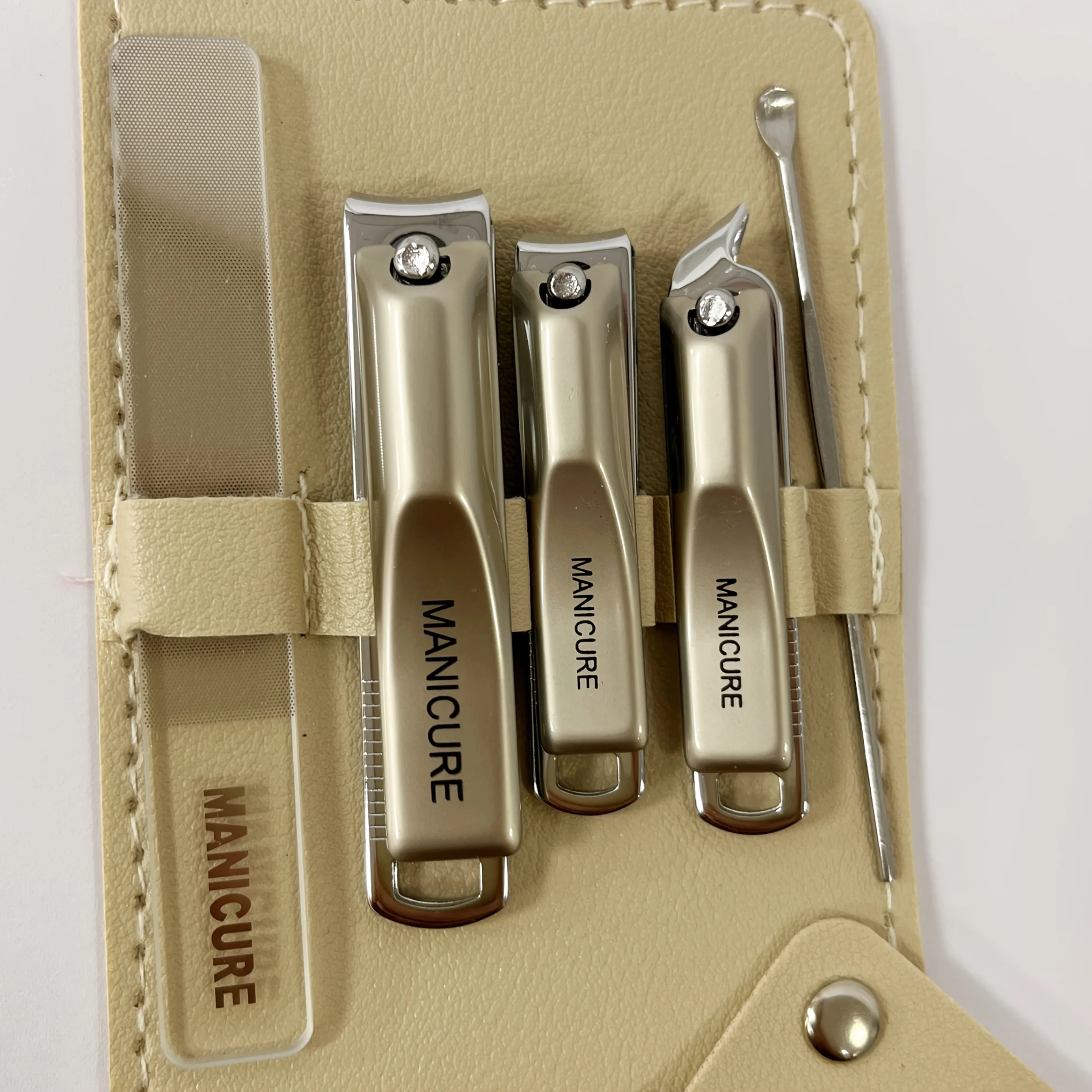 1/5pcs Professional Manicure and Pedicure Kit Includes Nail Clipper Nail File and Ear Pick Portable Storage Case  Beauty Care 6