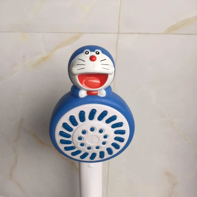 Hello Cica Zuhany Fej Rajzfilm Magas Preassure Fúvóka Otthoni Nők Kawaii Kézzel Tartott Csere Fürdőszobai Kiegészítők - Image 3