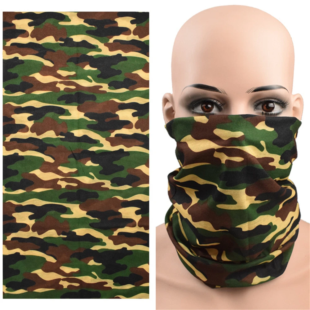 Magic headscarf outdoor cycling mask camouflage sport sunscreen fishing collar ZY009