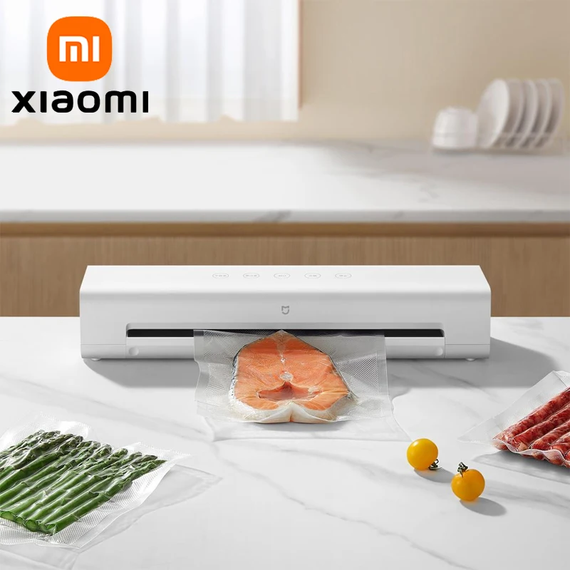 Food Vacuum Sealer XIAOMI MIJIA 220V With 10pcs Vacuum Bags