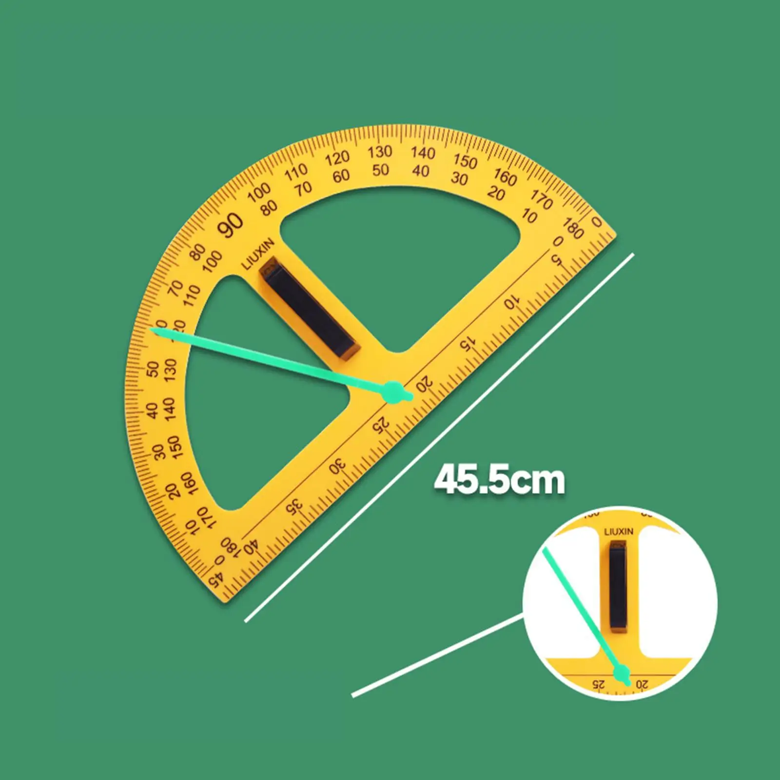 Multifunction Teaching Ruler Math Geometry Ruler for Drafting Classroom