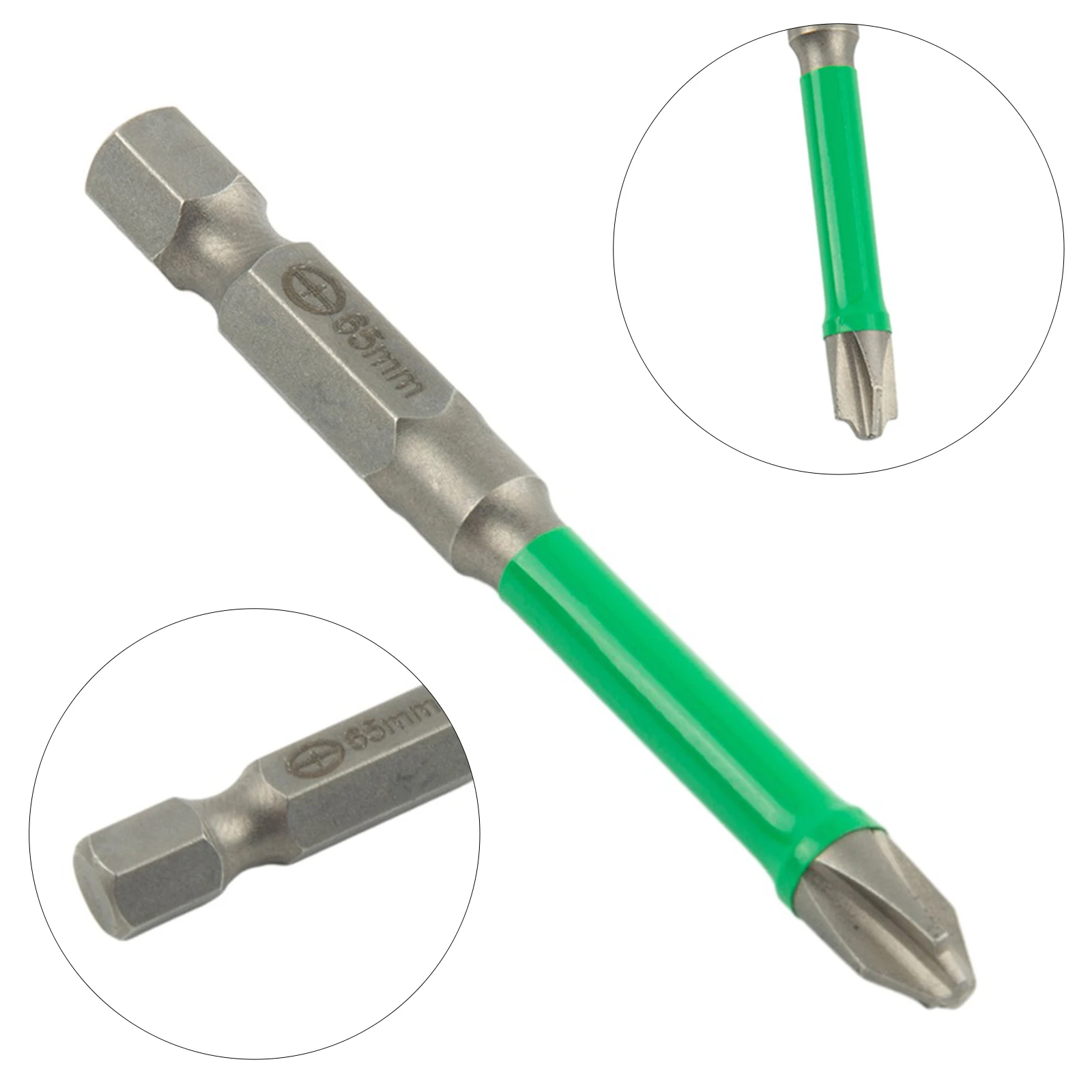 

Batch Head Screwdriver Bit Power Tools Screwdriver Bit Slotted Special Switch 110mm Cross FPH2 For Socket Green