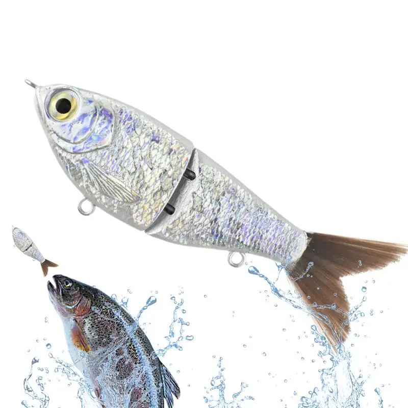 Glide Baits für Hecht Lachs Forelle Topwater Single-Jointed Swimbait Bass Fishing Lure