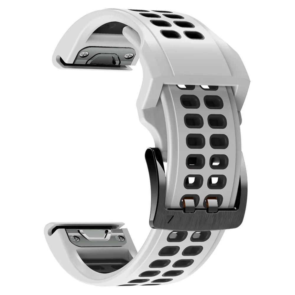Premium Silicone Watch Band with Quick Release Mechanism - Versatile Strap for Sports and Everyday Use