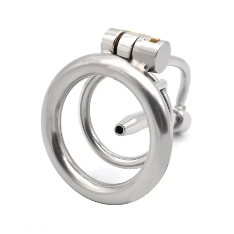 Stianless Steel Chastity Cage with Urethral Plug Penis Cuckold Fetish Bondage Sex Toy for Men Erotic Femboy Women's Panties 18+