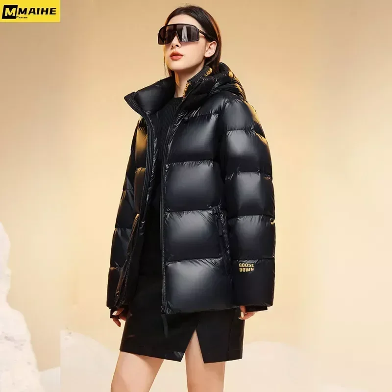 Goose Down Jacket Woman Outdoor High Quality Luxury Puffer Man Winter Coat Women Hooded Men Waterproof  coats