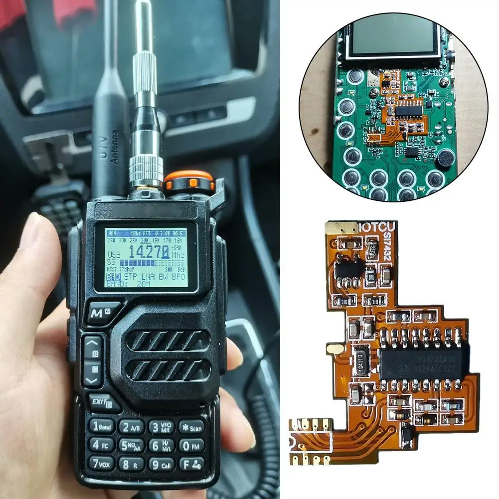 

Чип SI4732 и модуль модификации кварцевого генератора V2 FPC версия для Quansheng UV-K5 K6 Поддержка одной двойной антенны X4N2