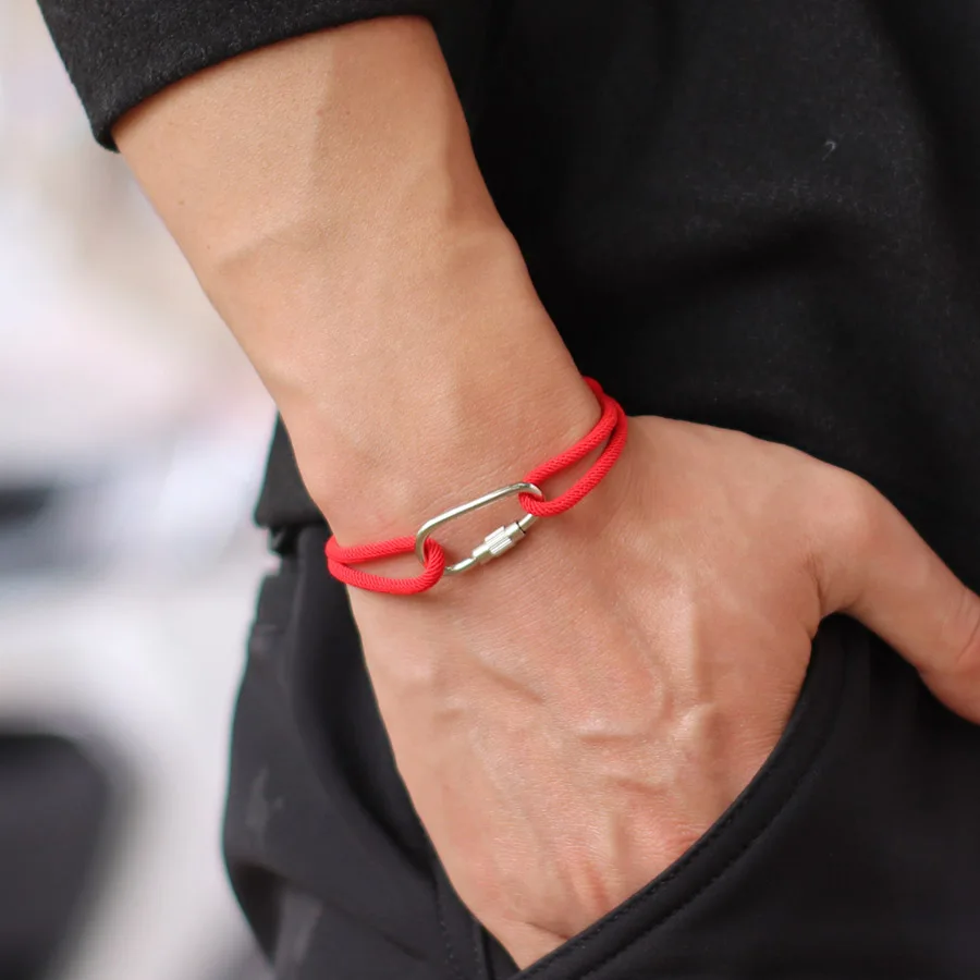 Stylish Knot Bracelet for Men Handmade Adjustable String