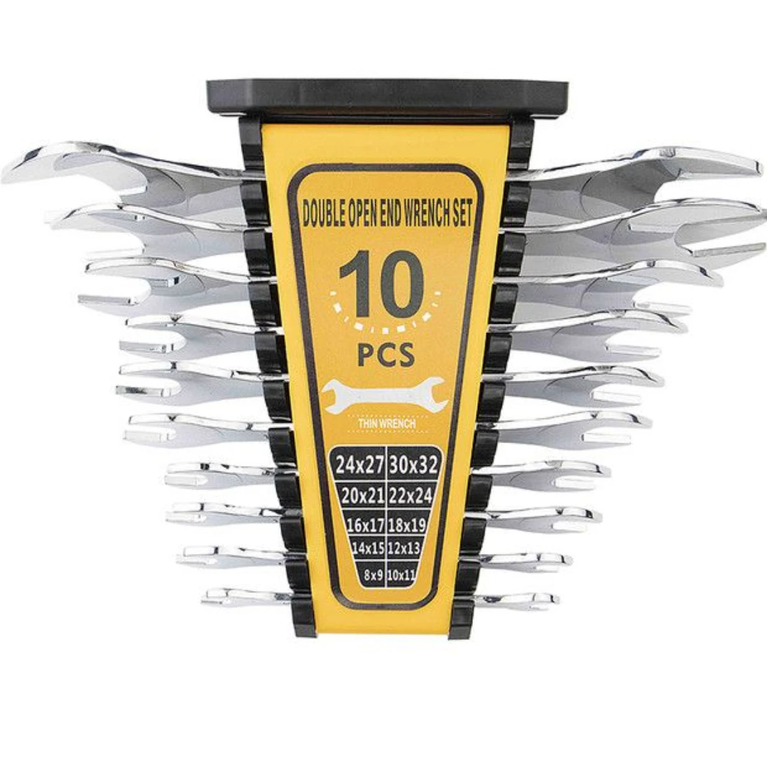 Thin Open End Wrench Set Open Wrench Tool Set Flat Wrenches Sets