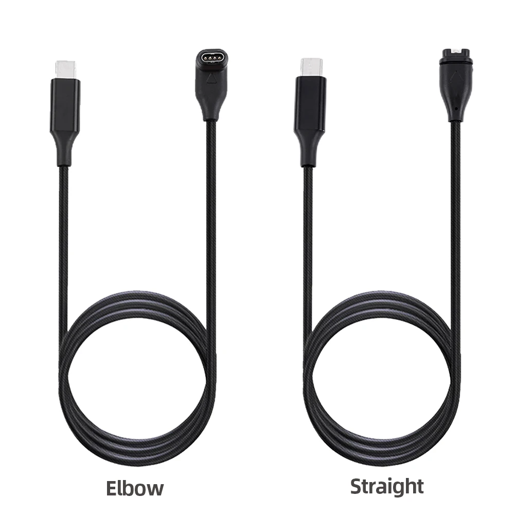 Charging Cable for Garmin Fenix 7 7S 7X 6 6S 6X 5 5X Plus Vivoactive 3 4s Venu 2 2S USB/Type C Watch charger Dock Dustproof Plug