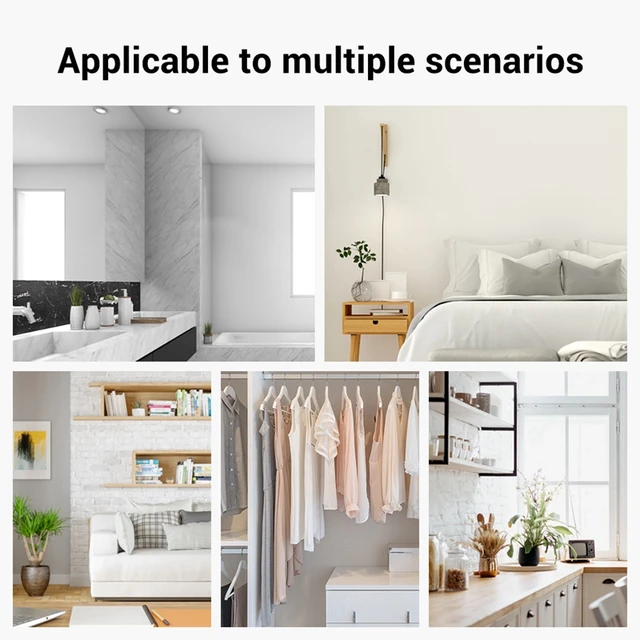 Deshumidificador y purificador de aire 2 en 1 para el hogar para habitación  para cocina, secador de aire absorbente de humedad silencioso blanco -  AliExpress