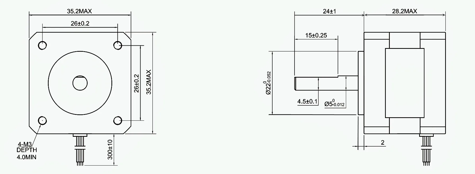 moteur pas pas bipolaire nema imprimante cnc