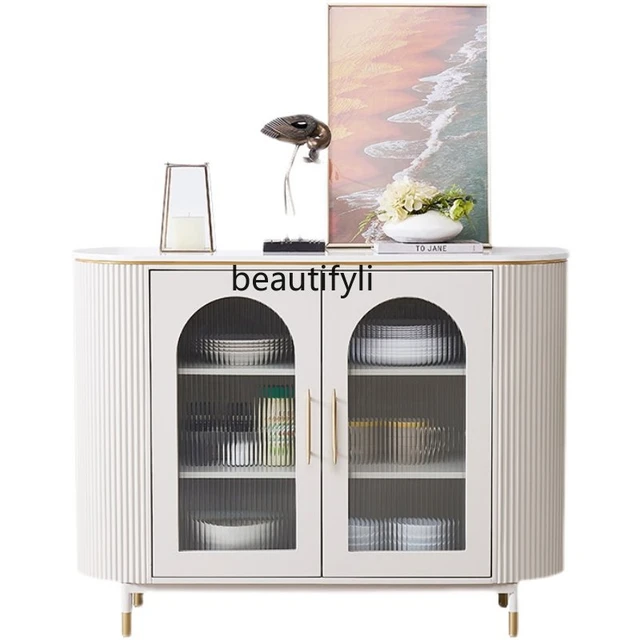 Dropship Storage Cabinets With Acrylic Doors, Light Luxury Modern