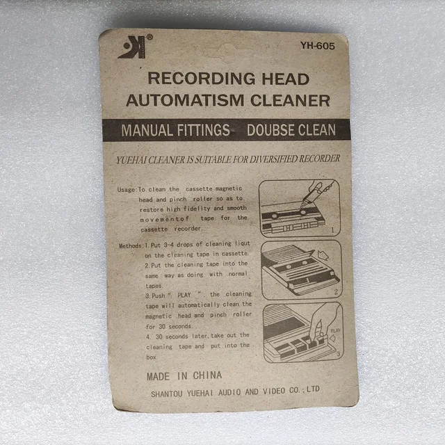 Pulitore Professionale Per Testine Cassette - Rigenera Il Suono Dei Tuoi Registratori E Musicassette