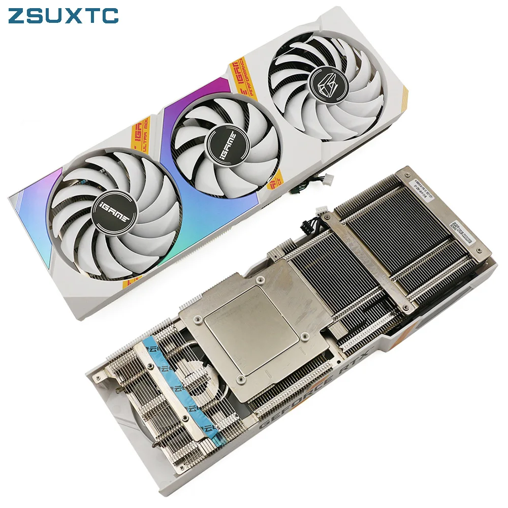 New Cooling Fan heat sink Replacement RTX2060 for Color GeForce RTX 2060 iGame Ultra OC White Graphics Card 3X Fan
