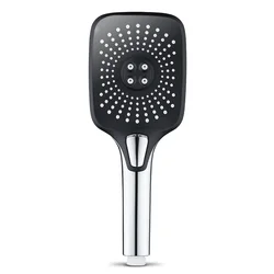 Pressurization Rainfall Shower Head 4 Modes Rainfall Spray Nozzle Bathroom Accessories ShowerHead Square Plastic High Pressure