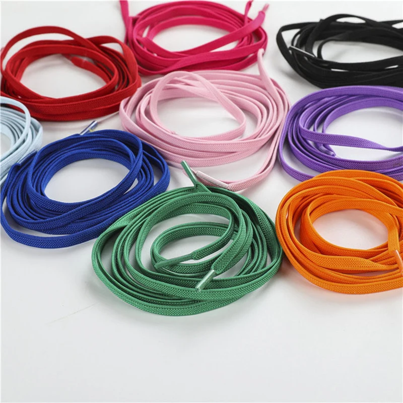 Elastic No Tie Shoelaces Shoe Laces For Kids and Adult Sneakers Shoelace Quick Lazy Metal Lock Strings Rope Round Lace Free Elas