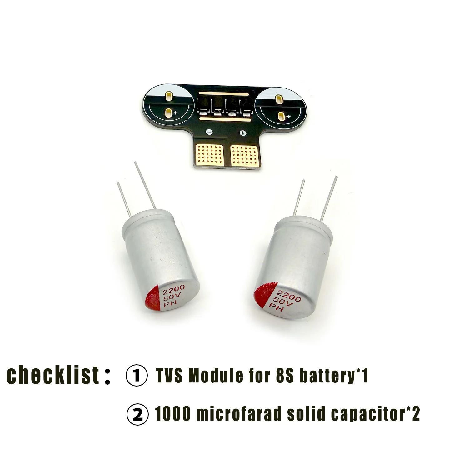 Condensateur 2200uF 8s pour Drone FPV - Filtre Alimentation