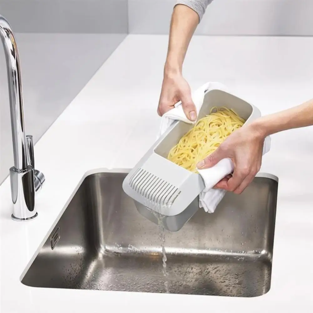 

Microwave Pasta Cooker with Strainer Heat Resistant Pasta Boat Steamer Spaghetti Noodle Cooking Box Tool Kitchen Accessories