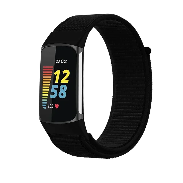 Breathable Soft Nylon Loop Strap - Comfortable Sports Wristband for Fitness Trackers