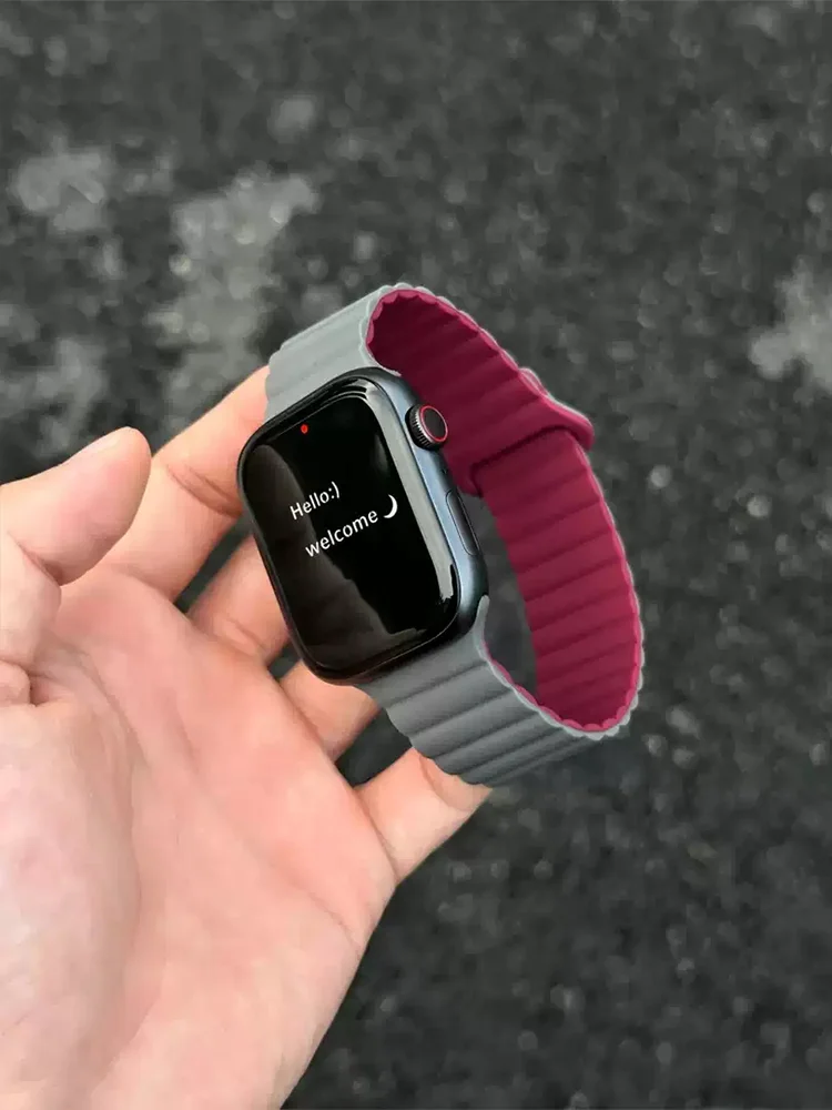 Magnetic Loop Silicone Sport Bracelet