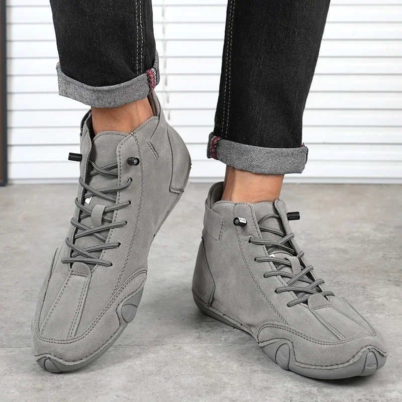 Men's Retro Trendy Design Sneakers Are Lightweight Comfortable Breathable Suitable Outdoor Walking Casual Training Flat Shoes 5
