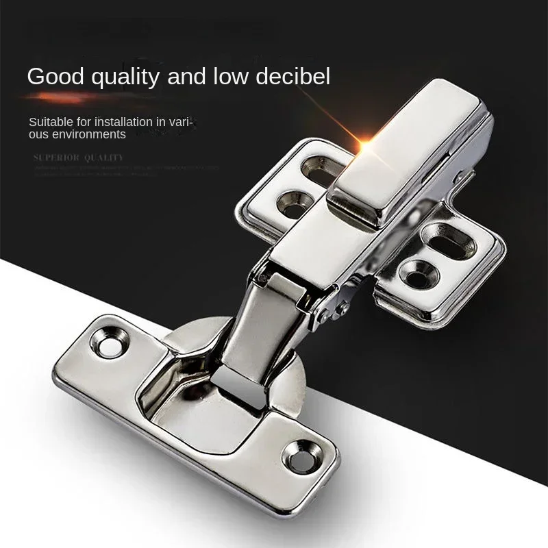 1pcs Hinge Soft Closing Full Overlay Door Hydraulic Hinges No-Drilling Hole Clip-On for Cabinet Cupboard Furniture Hardware stainless steel hinges,door hinges