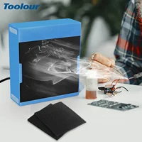 Toolour 30W Welding Smoke Exhaust Fan Solder Smoke Absorber Remover 2 Extra Fan Filters for Mobile Phone Motherboard Repair 1