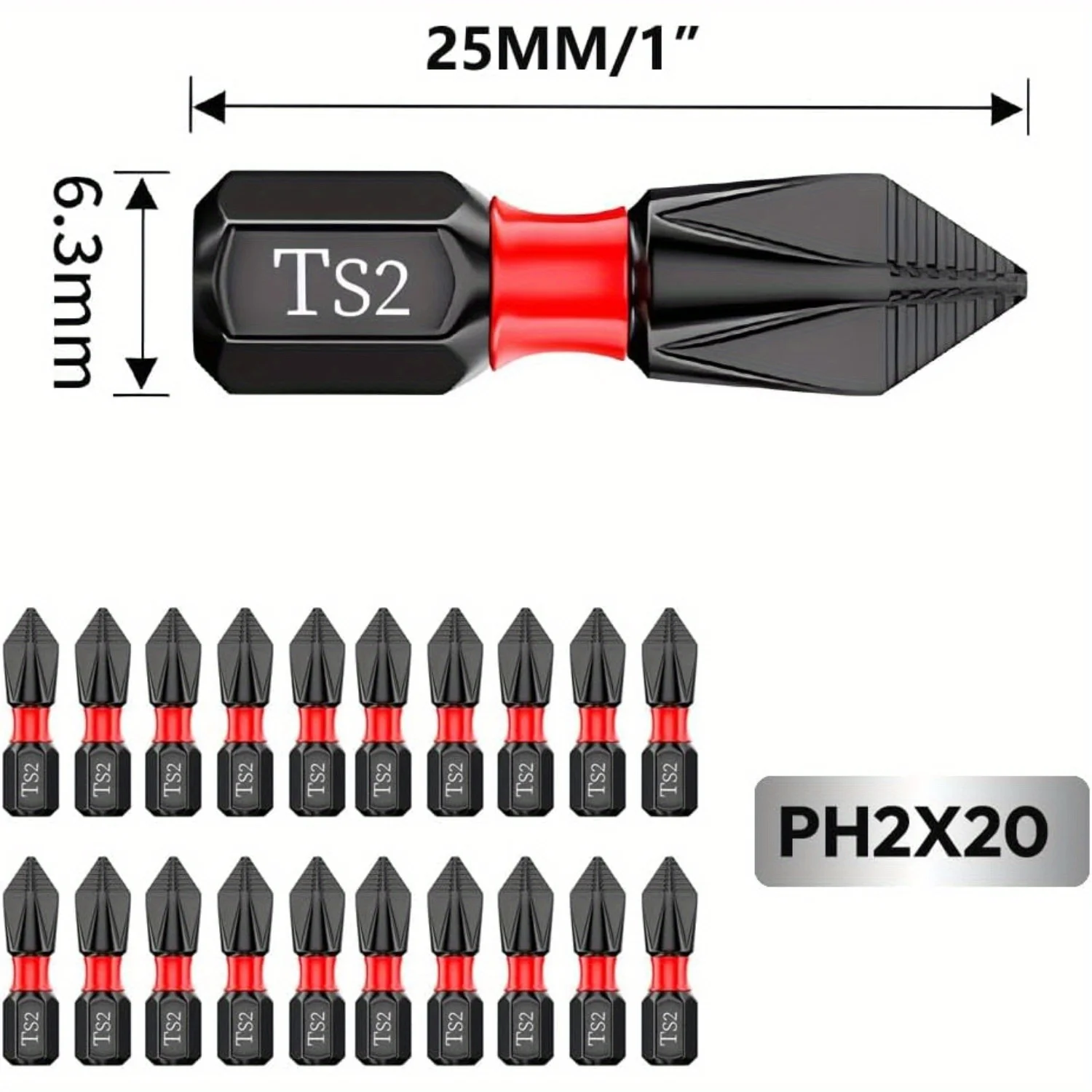 New High-Hardness Anti-Impact and Anti-Slip Cross Electric Batting Head Set with Strong Magnetic Hand Drill