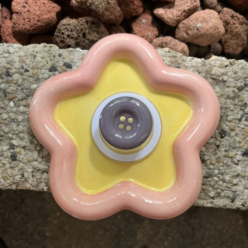 Koreanische Nette Farbe Taste Magnetische Halter Grip Tok Griptok Telefon Ständer Halter Unterstützung Für iPhone 16 15 Für Pad Magsafe Smart tok – Detail 7