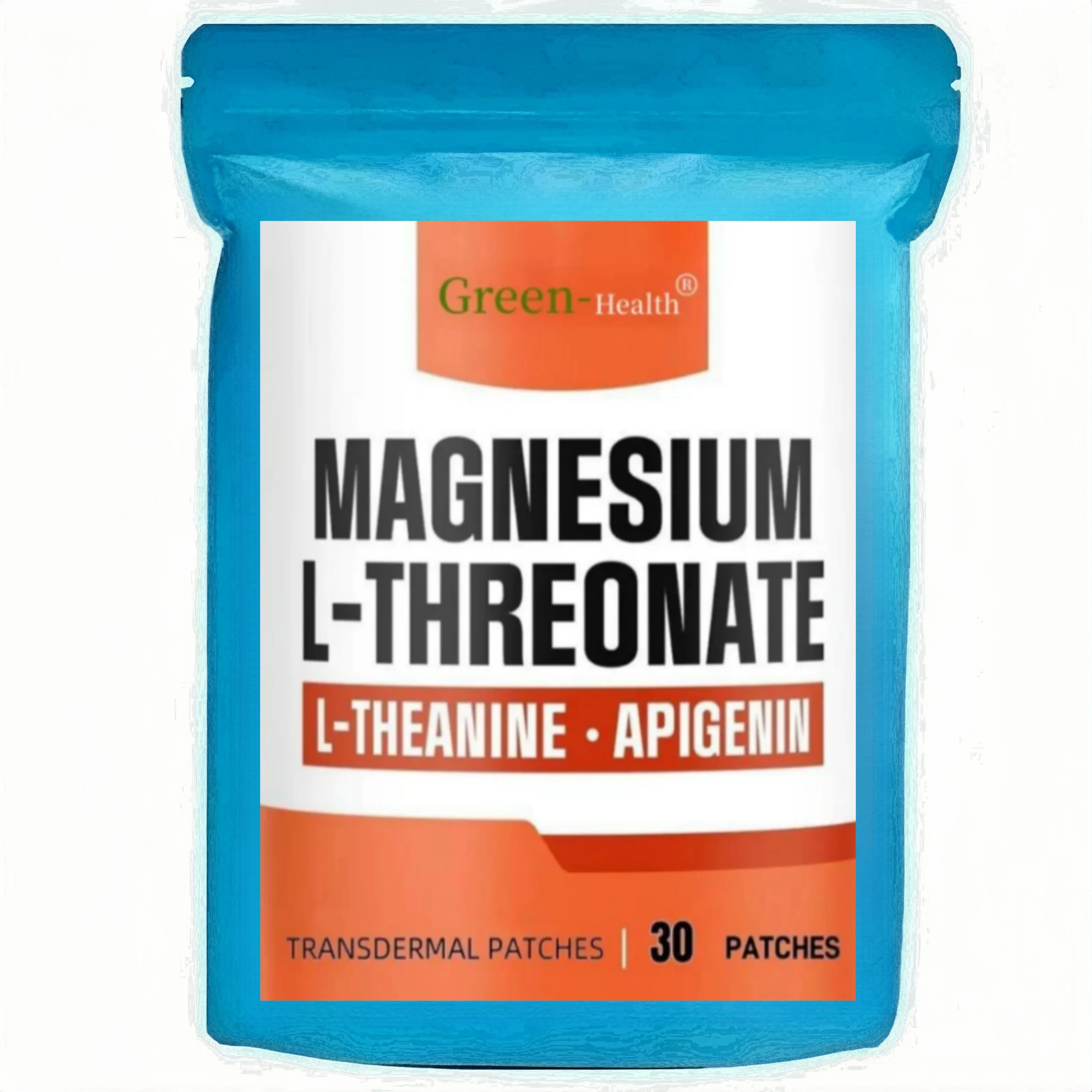Magnesium L-Threonate Transdermal Patches 30 Patches One Month Supply
