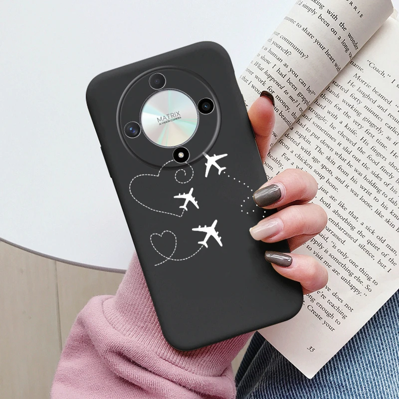 Cute Cat Silicone Soft Back Case with Lovely Cartoon Design