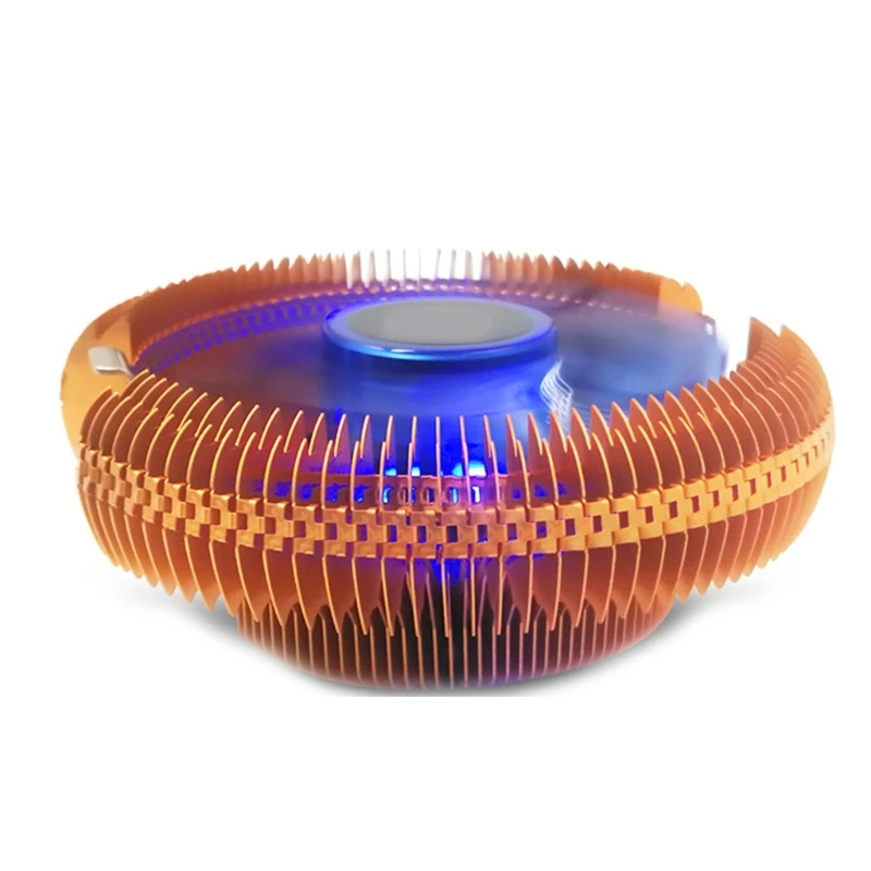 CPU 공기 냉각기 고성능 파란색 LED CPU 공기 라디에이터 유압 베어링 팬