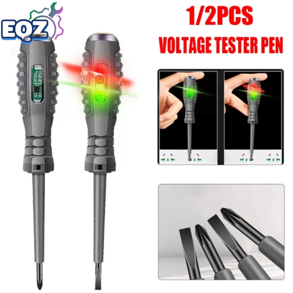 Intelligent Voltage Tester Pen AC Non-contact Induction Test Pencil Voltmeter Power Detector Electrical Screwdriver Indicator