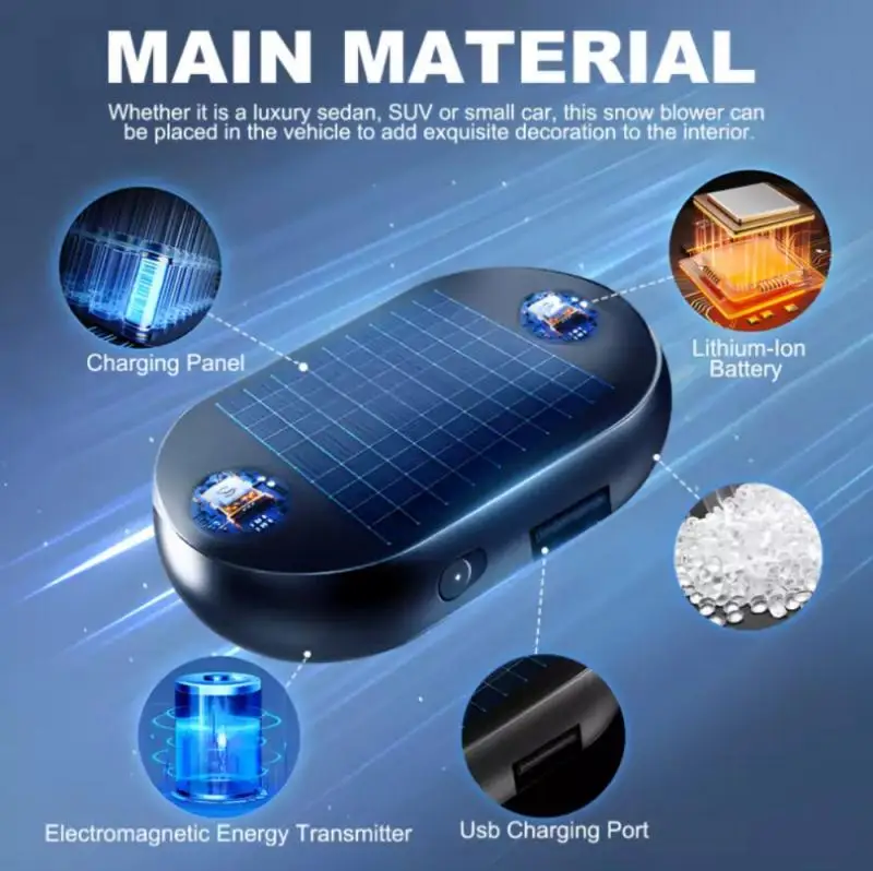 Snow Removal Car Antifreeze Ornament Electromagnetic Molecular Windshield Snow Removal For Truck Convertible Auto Travel Tools