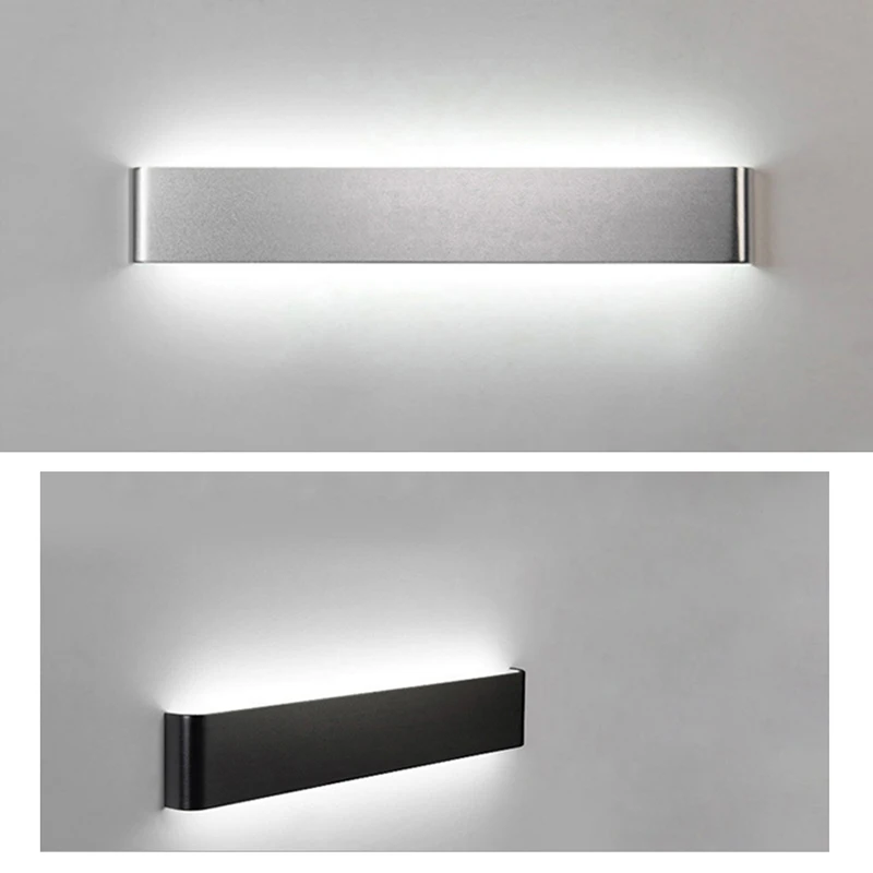 

LED Rectangle Wall Light AC85~260V 6W 12W 18W 24W Wall Lamp for Bathroom Aisle Bedside Bar Home Lighting Bedroom Decor Indoor