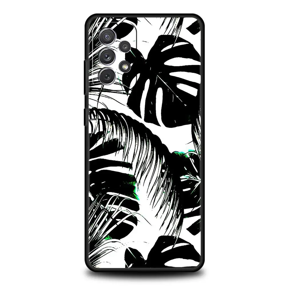 Tropical Monstera Green Phone Case Cover